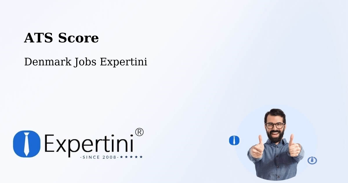 Resume ATS Score & Job Description Match Tool – Ejby - Denmark Jobs Expertini